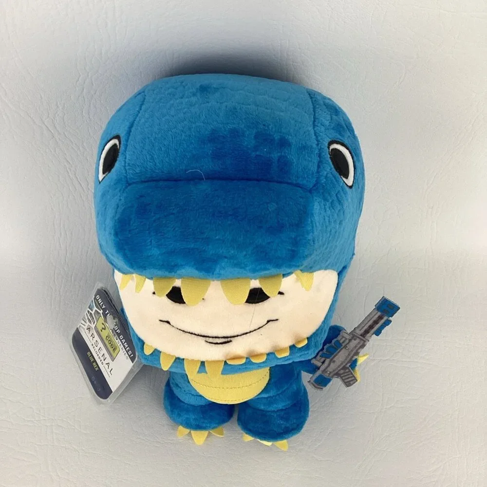 Roblox DevSeries Arsenal Reloaded Blue Rex 9" Plush Stuffed Animal Doll Toy 2022 - Picture 2 of 9